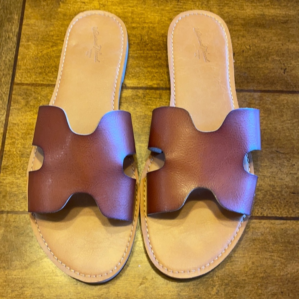 Brown sandals